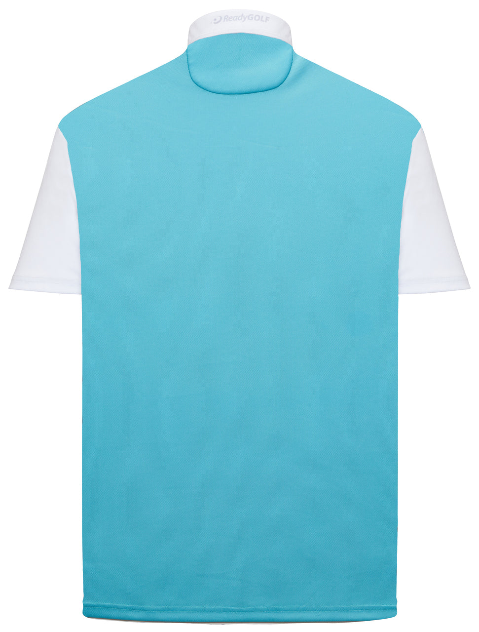 Classic Argyle Mens Golf Polo Shirt - Pink, Light Blue & White by ReadyGOLF