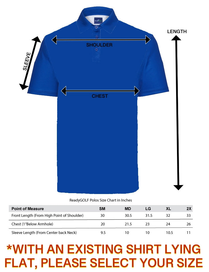 Covid Mens Golf Polo Shirt by ReadyGOLF (LIMITED EDITION)
