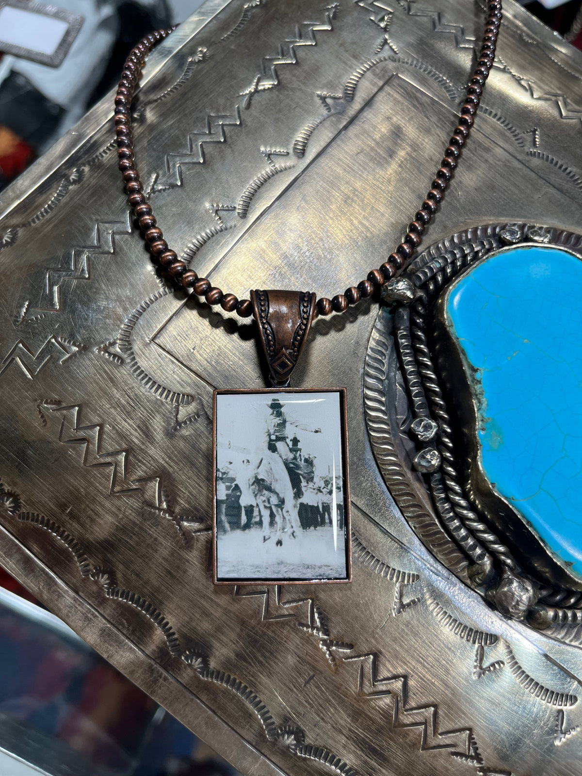Old Timey Picture Frame Necklaces
