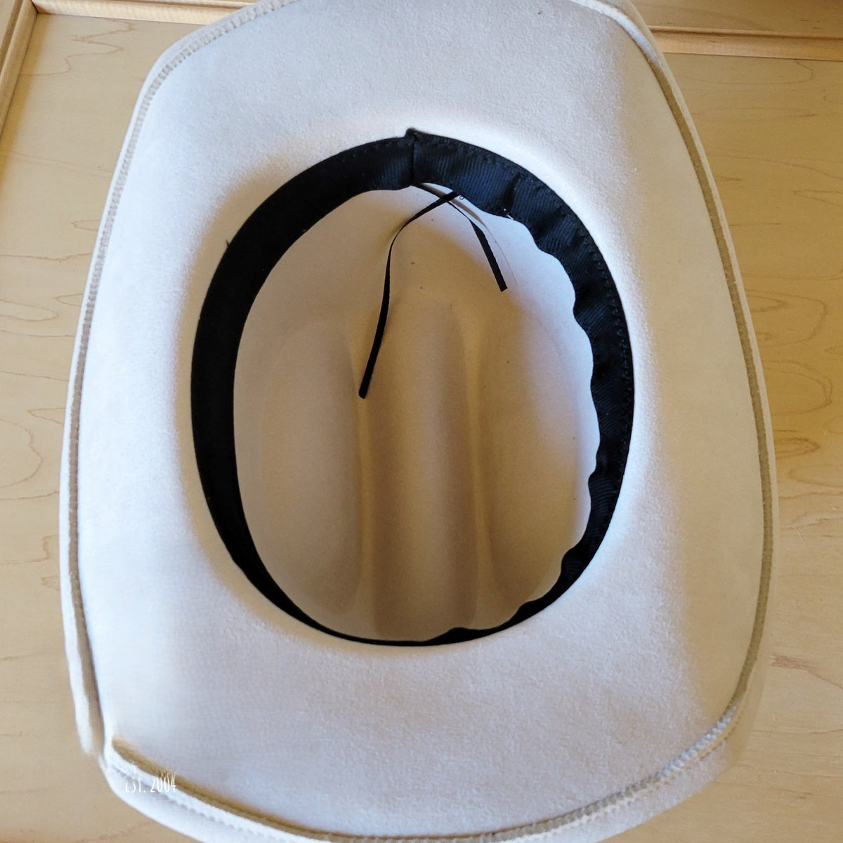 Wide Genuine Leather Leopard Hat Band w/ Turquoise 953h