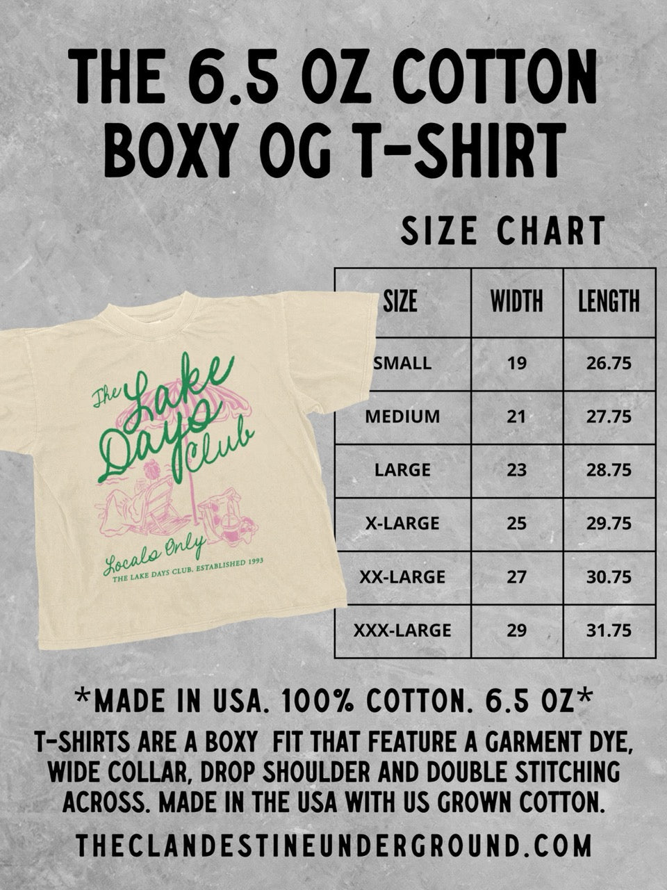 Underground Original Design: Love Is All You Need Boxy Cotton TShirt