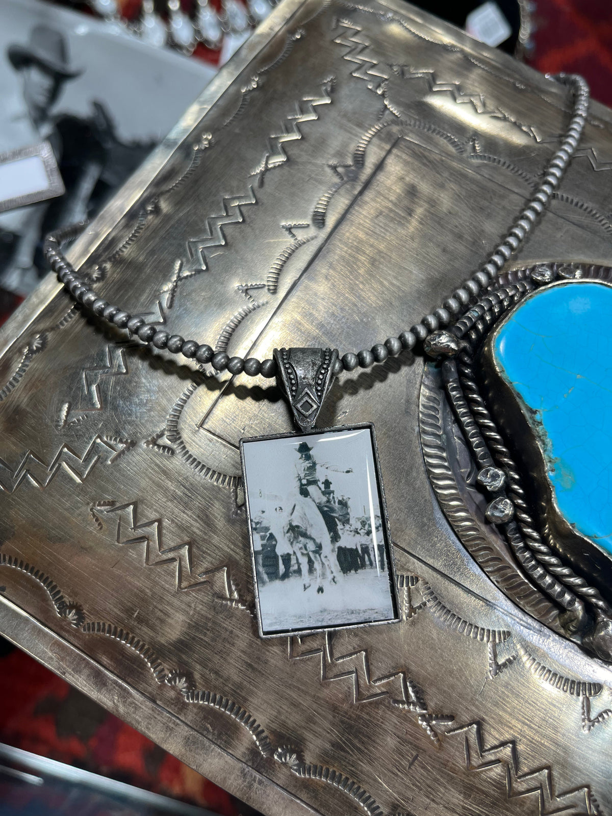 Old Timey Picture Frame Necklaces