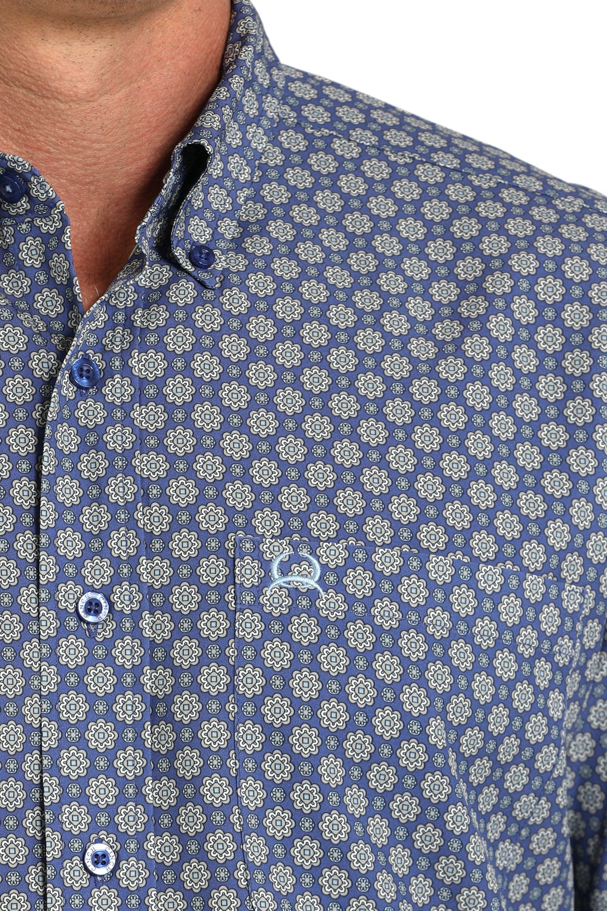 Cinch Men’s Royal LS Shirt (4001)