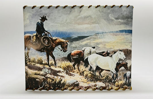 RDR Mustang Gathering Rectangle Lampshade Large