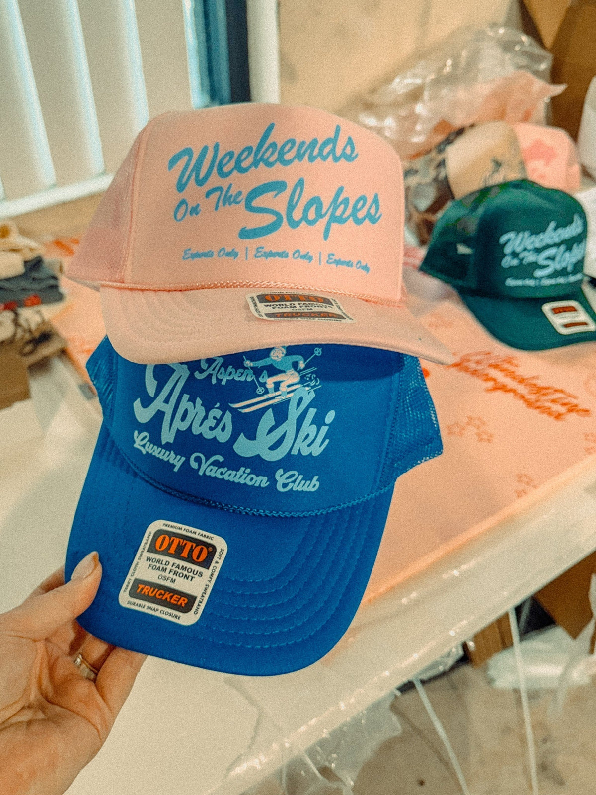 Underground Original Design: Aspen's Apres Ski Trucker Hat