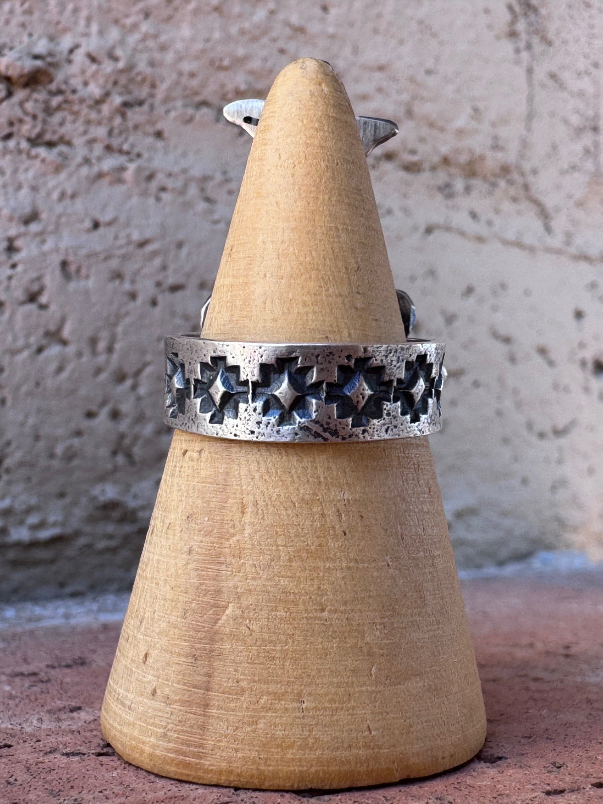 Handcrafted Queen Pink Conch & Sterling Silver Adjustable Statement Ring by Kevin Billah