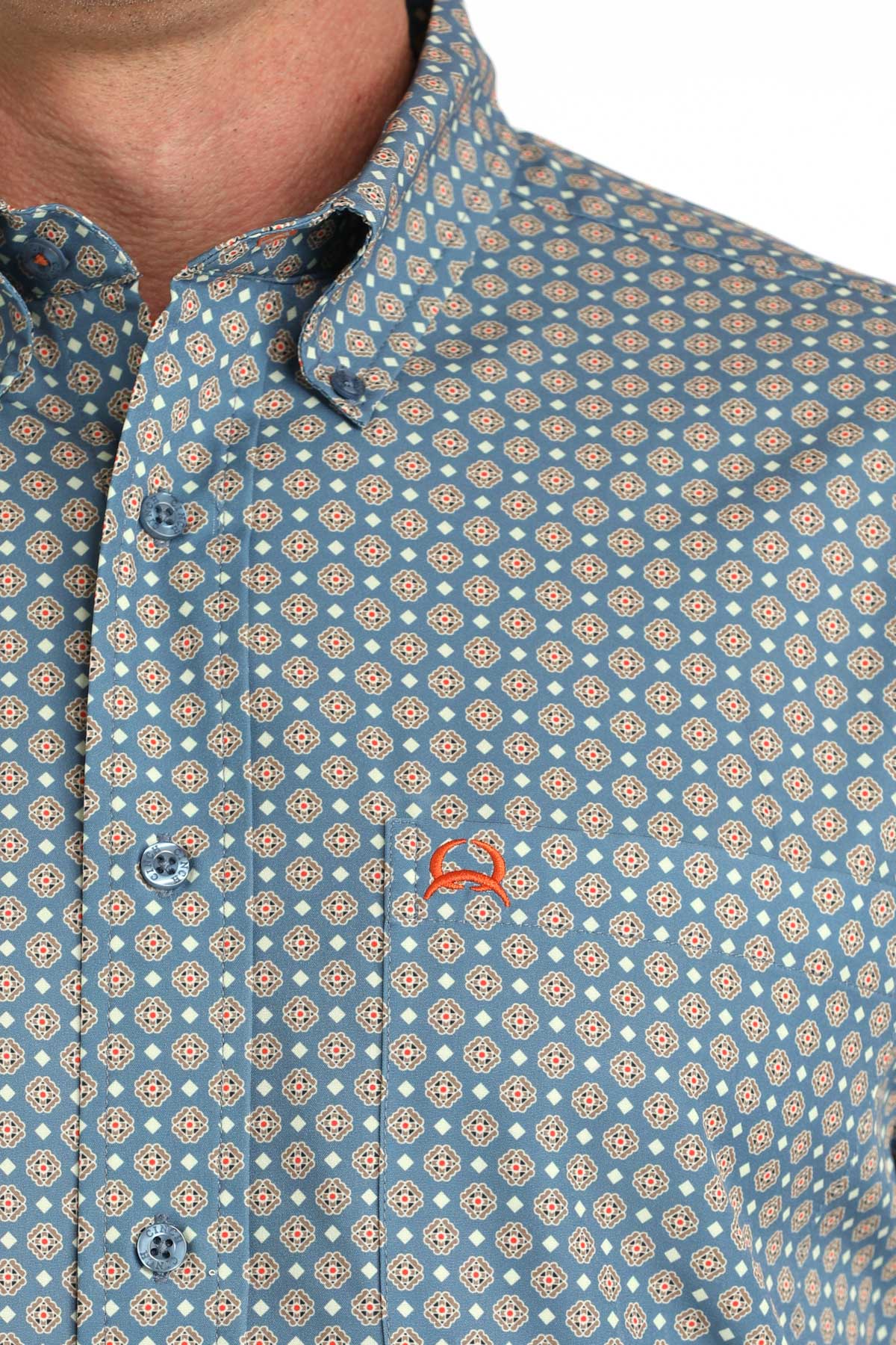Cinch Men’s Arenaflex Short Sleeve Button Up