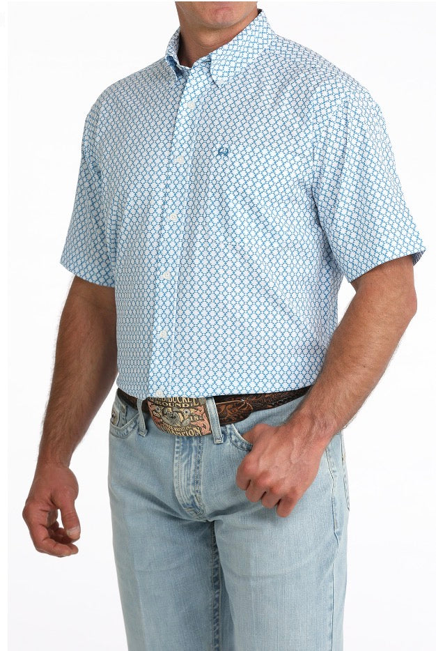Cinch ArenaFlex Light Blue SS Shirt