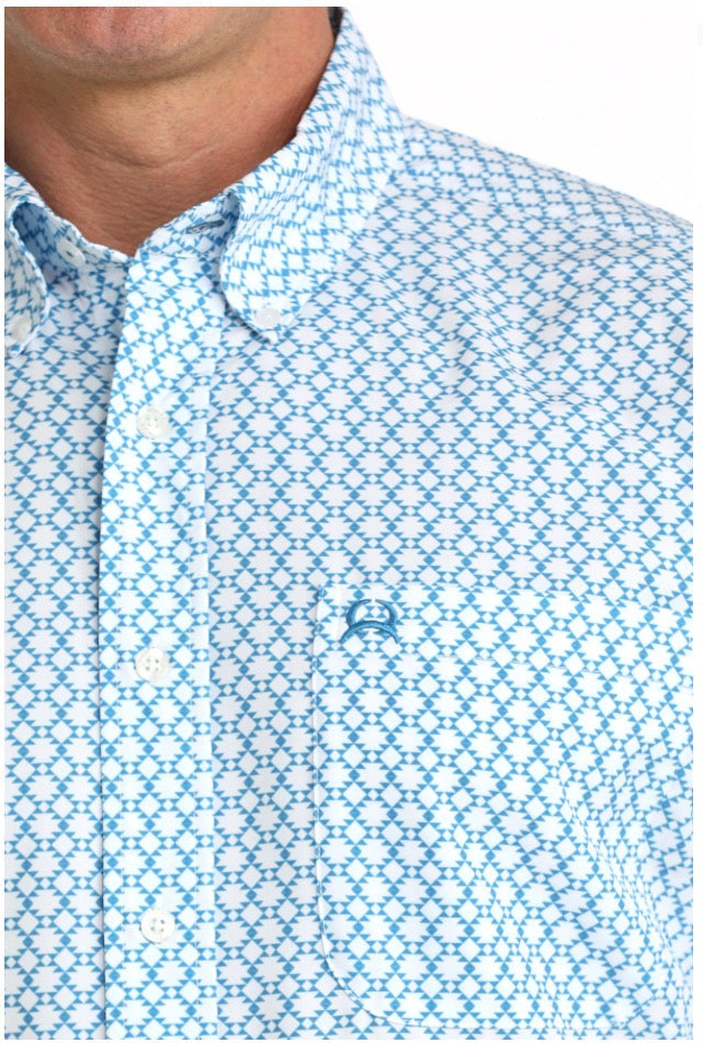 Cinch ArenaFlex Light Blue SS Shirt