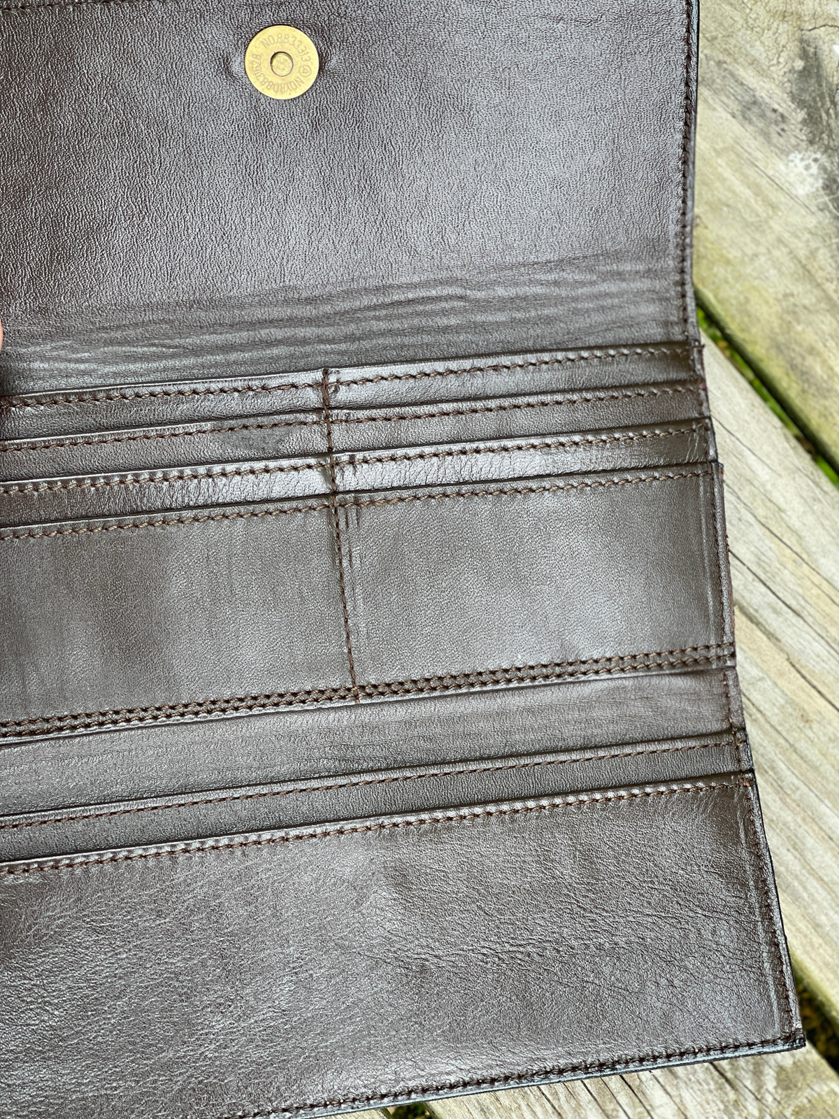 Hand Tooled Leather Wallet, "WALLET" by ALLE