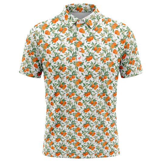 Citrus Grove Golf Polo | Performance Stretch Golf Shirt | Moisture-Wicking Athletic Polo