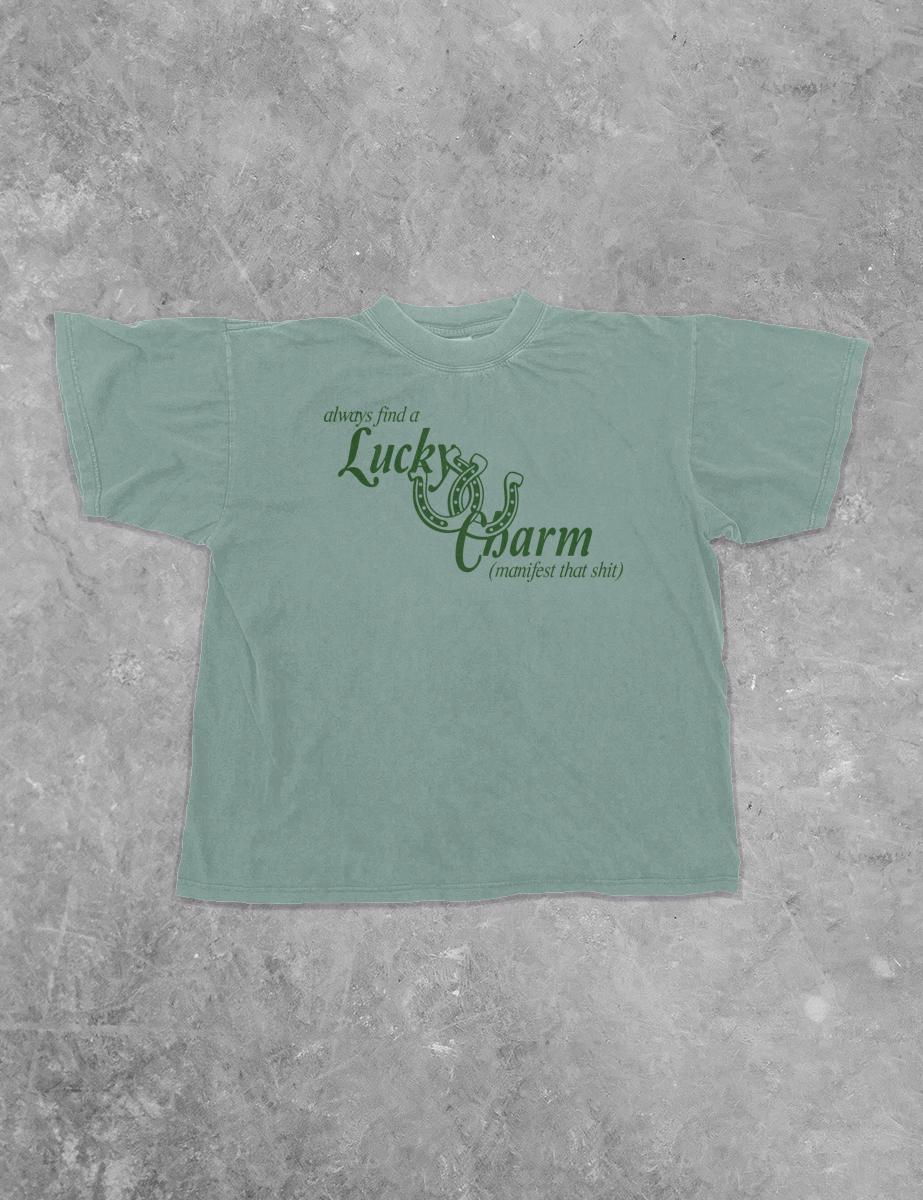 Underground Original Design: Find Your Lucky Charm Boxy Cotton TShirt