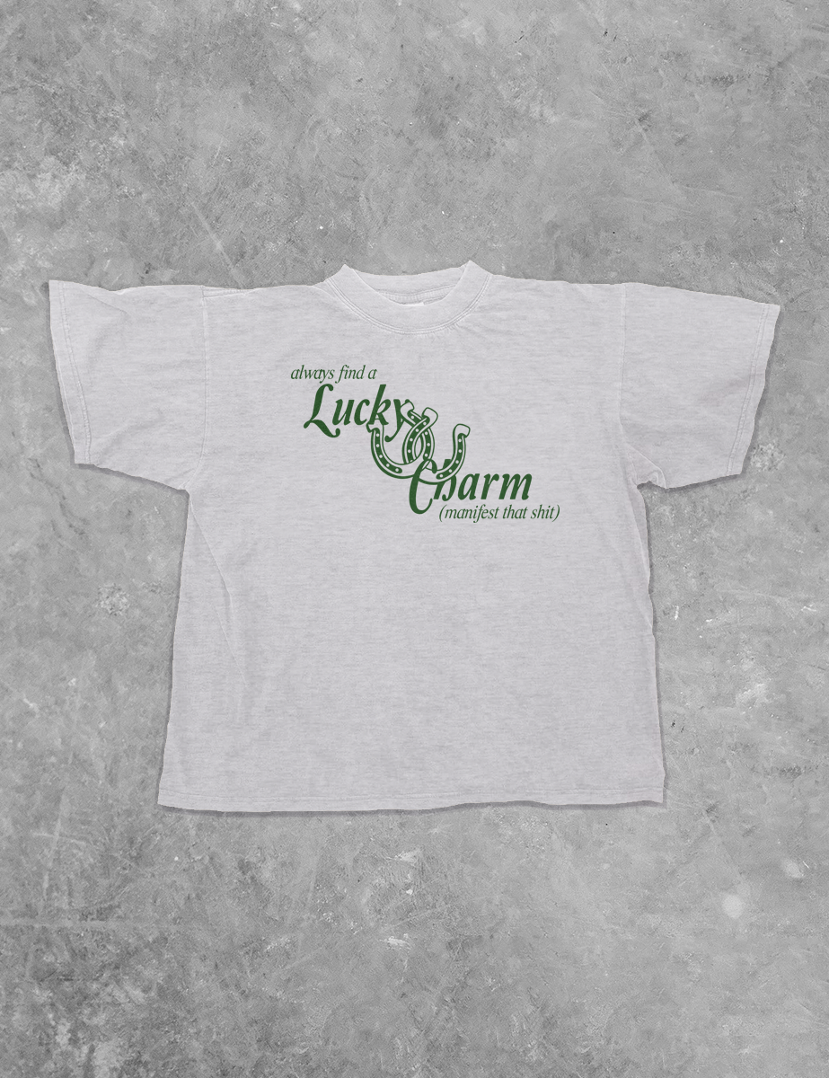Underground Original Design: Find Your Lucky Charm Boxy Cotton TShirt