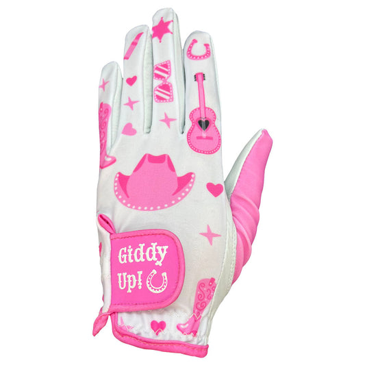 Women's Golf Glove Pink Western