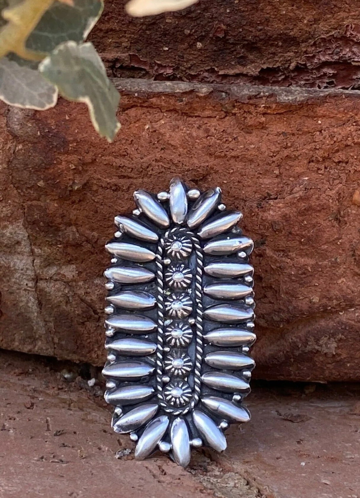 Patrick Yazzie Sterling Silver Hand Stamped Ring